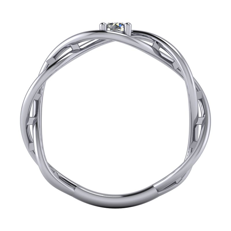 FEIL arany eljegyzési gyűrű WEXEAu-1006-SW 5