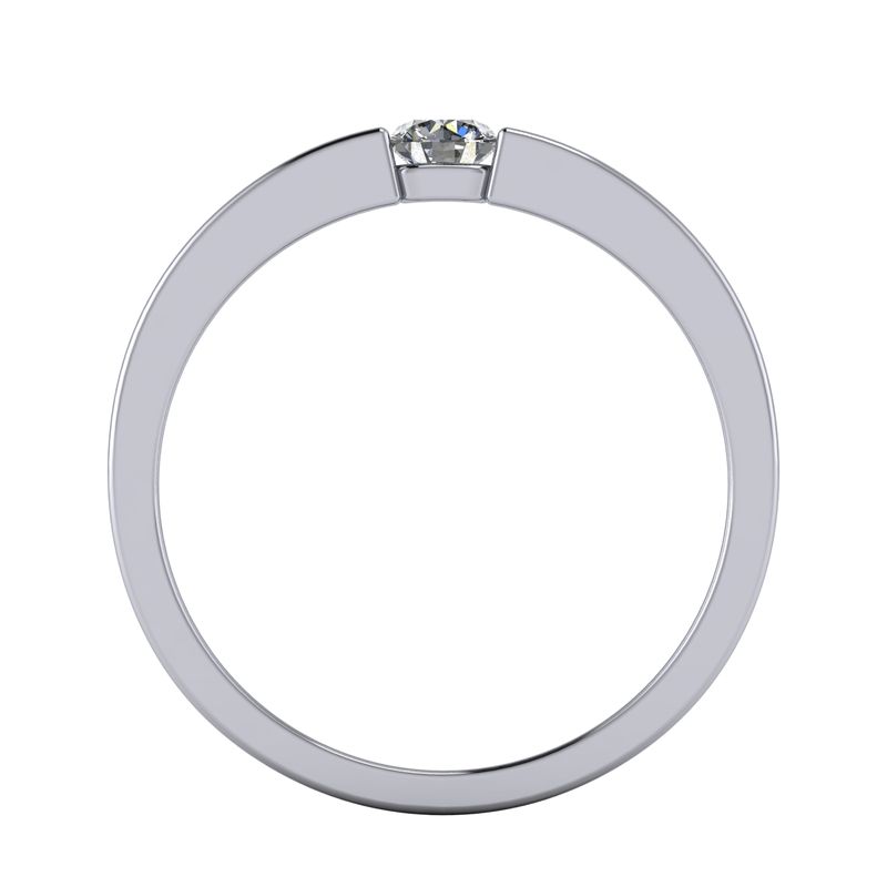 Fehér arany eljegyzési gyűrű GYU-1250