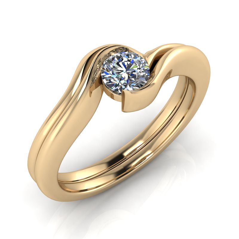 FEIL arany eljegyzési gyűrű WEXEAu-1044-SW 6