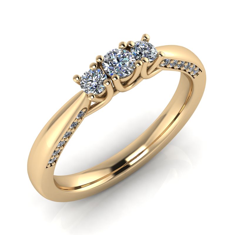 FEIL arany eljegyzési gyűrű WEXEAu-1026-SW 6