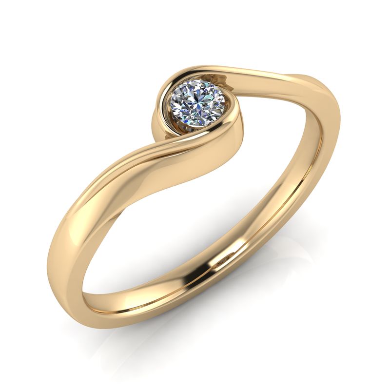 FEIL arany eljegyzési gyűrű WEXEAu-1003-SW 6