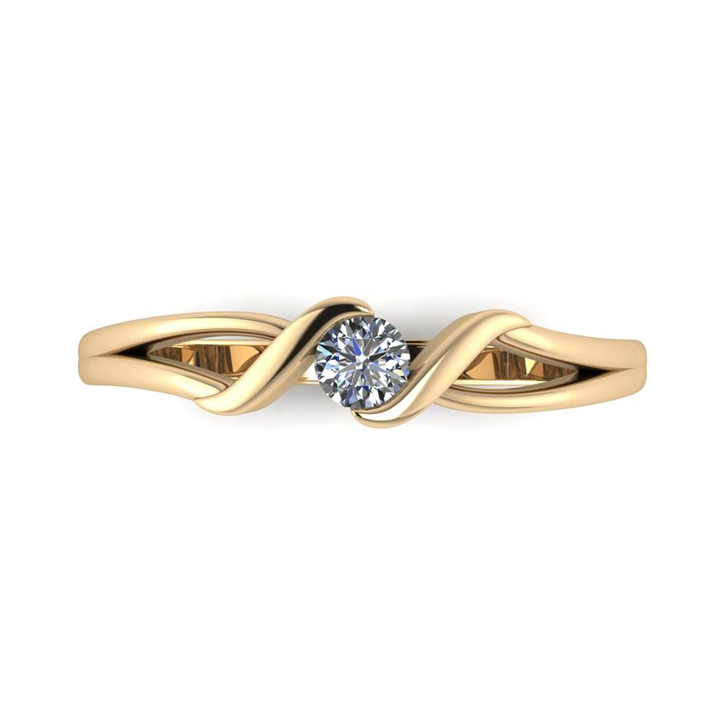 FEIL arany eljegyzési gyűrű WEXEAu-1007-SW 9