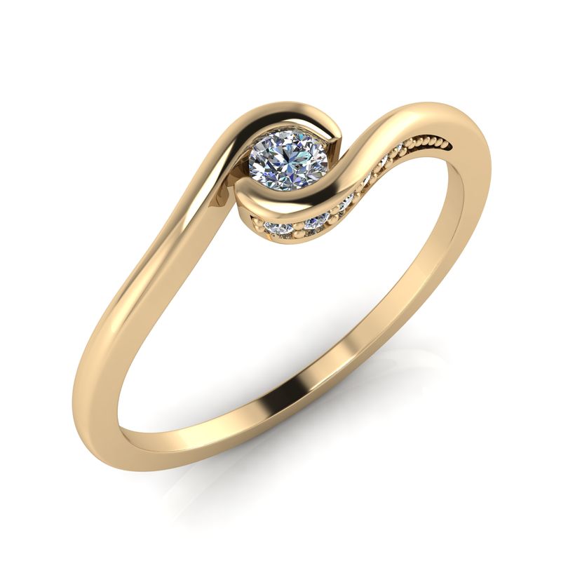 FEIL arany eljegyzési gyűrű WEXEAu-1023-SW 6