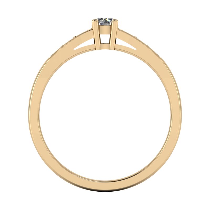 FEIL arany eljegyzési gyűrű WEXEAu-1016-SW 11