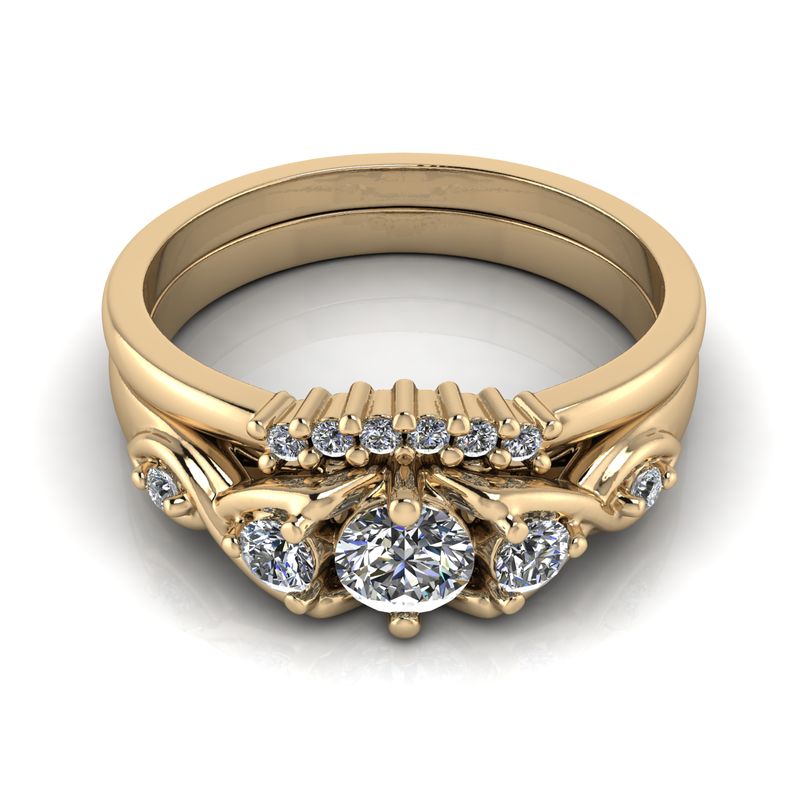 FEIL arany divat gyűrű D-WEXEAu-1039-GY 7