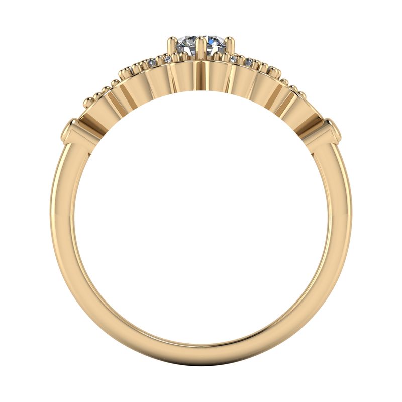 FEIL arany divat gyűrű D-WEXEAu-1009-GY 11