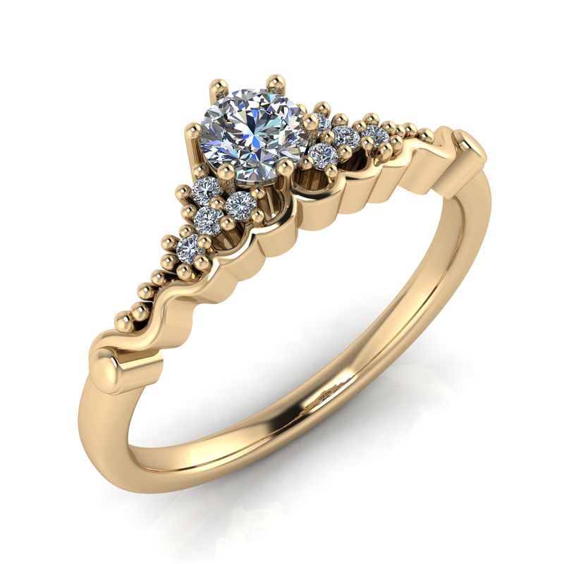 FEIL arany eljegyzési gyűrű WEXEAu-1009-GY 6
