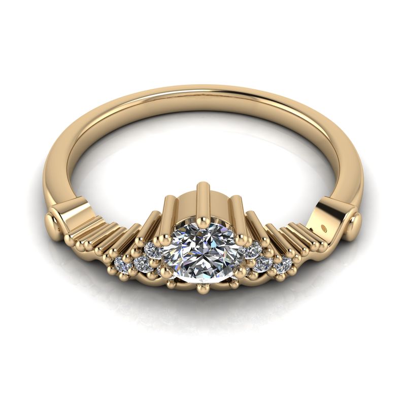 FEIL arany eljegyzési gyűrű WEXEAu-1009-SW 7