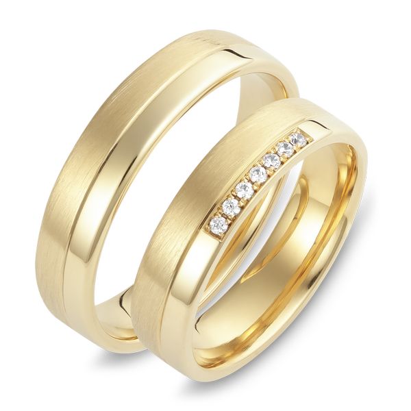 KGY-350 - Sárga arany karikagyűrű
