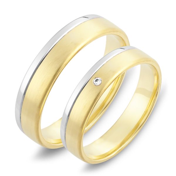 WTAu-358 - Többszínű arany karikagyűrű