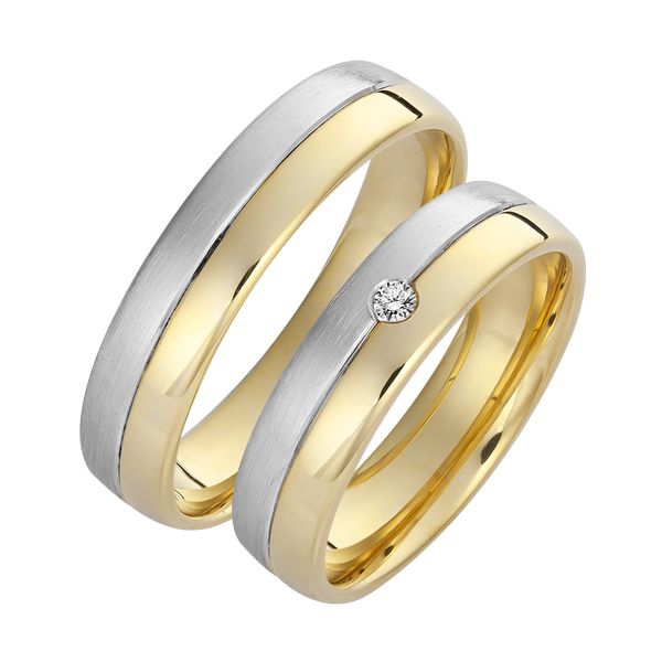 Többszínű arany karikagyűrű KGY-668