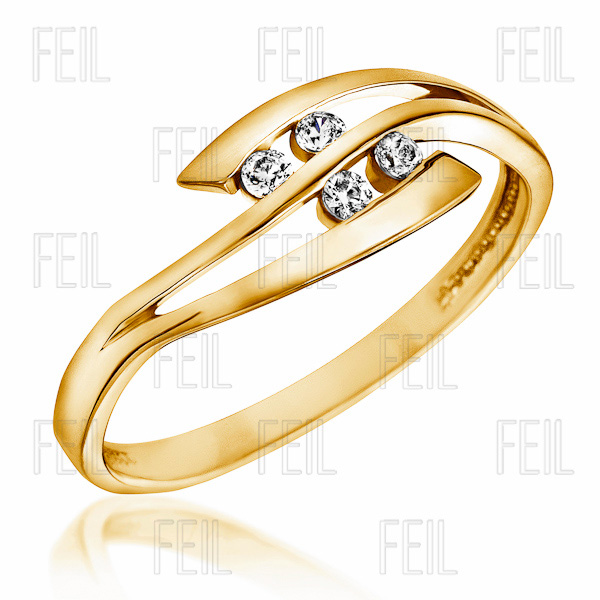 FEIL arany eljegyzési gyűrű WESAu-151-GY 0