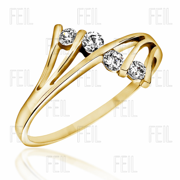 FEIL arany eljegyzési gyűrű WESAu-157-GY 0