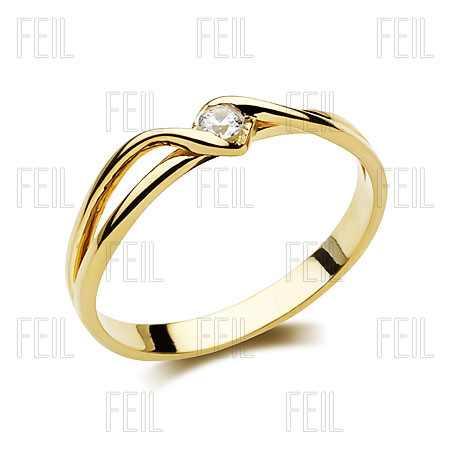 FEIL arany eljegyzési gyűrű WESAu-46-GY
