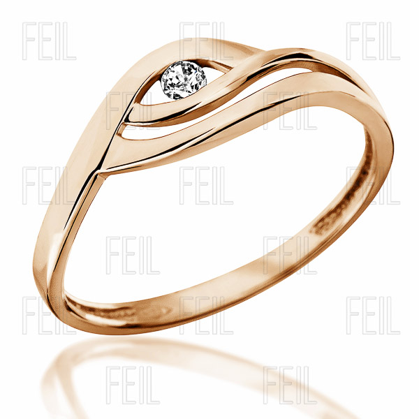 FEIL arany eljegyzési gyűrű WEVAu-252-GY