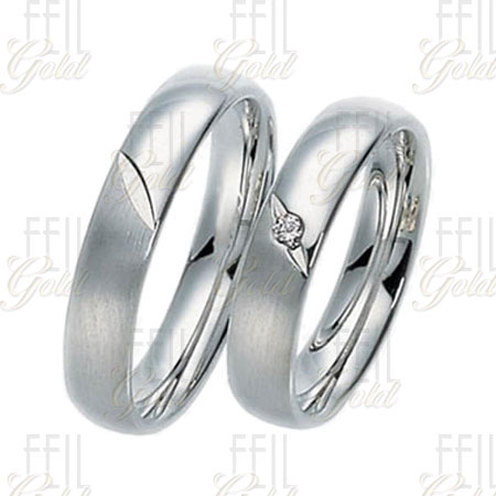 WFAR-10 Ródiumozott ezüst karikagyűrű
