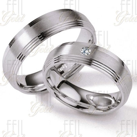 WFAR-18 Ródiumozott ezüst karikagyűrű