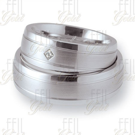 WFAR-69 - Ródiumozott ezüst karikagyűrű