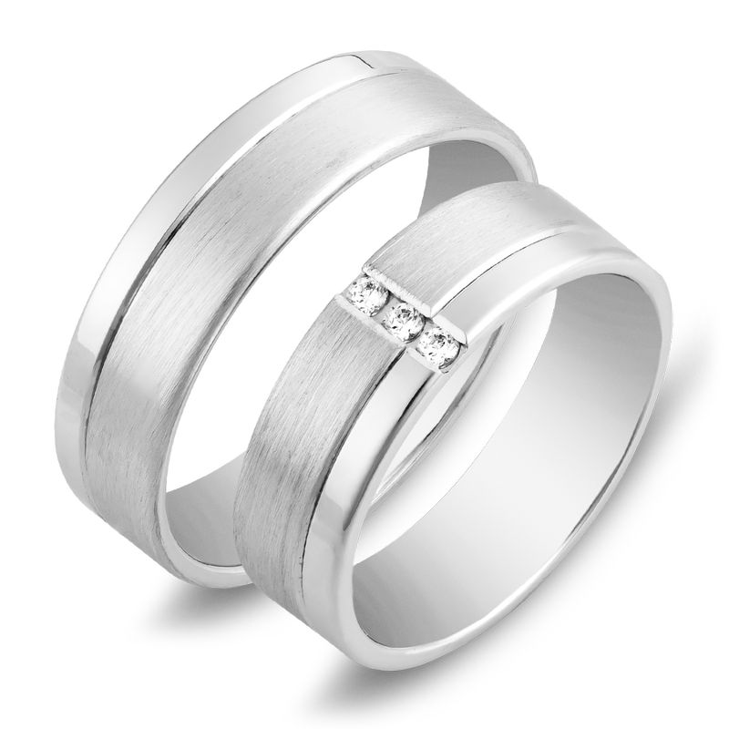 WFAu-233 - Fehér arany karikagyűrű