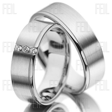 WFAu-296 Fehér arany karikagyűrű