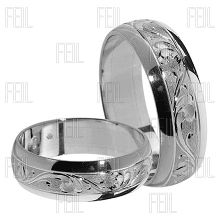 WFAu-300 Fehér arany karikagyűrű