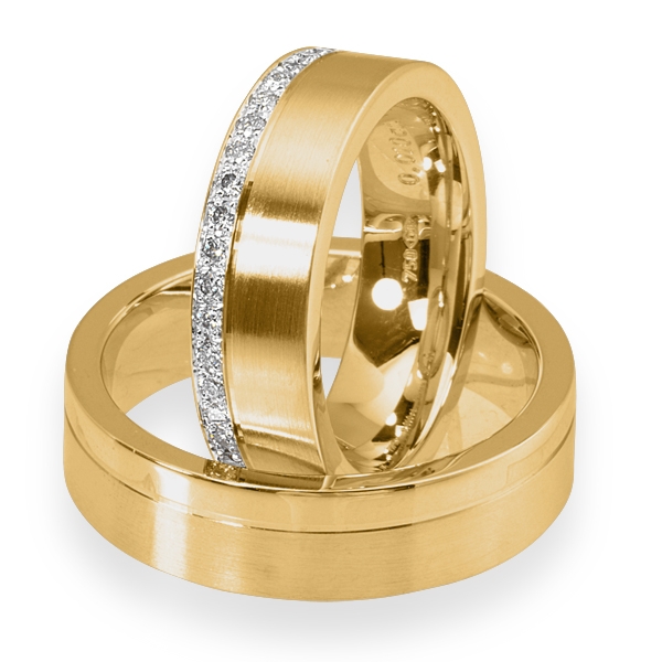 KGY-312 - Sárga arany karikagyűrű