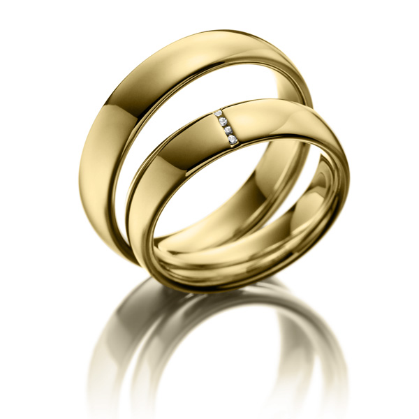 WSAu-184 Sárga arany karikagyűrű