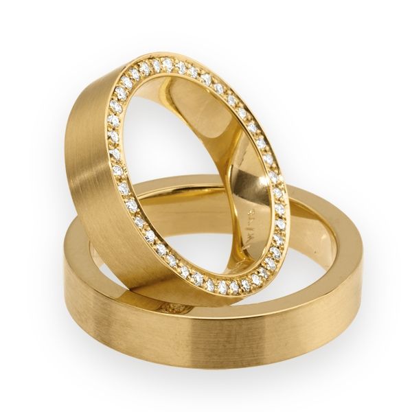 KGY-360 - Sárga arany karikagyűrű
