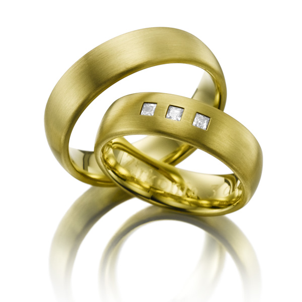 KGY-364 - Sárga arany karikagyűrű