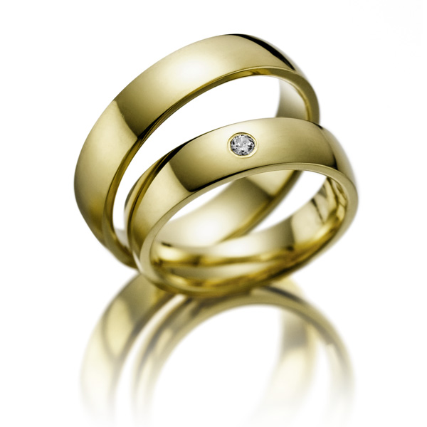 KGY-367 - Sárga arany karikagyűrű