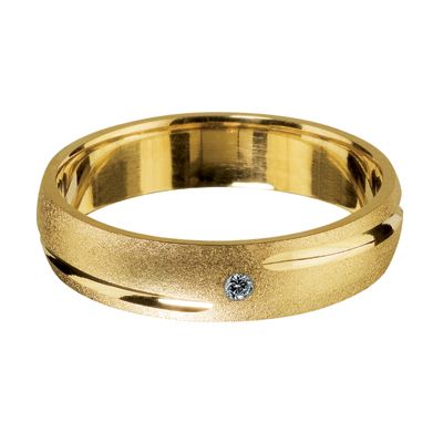KGY-411 - Sárga arany karikagyűrű