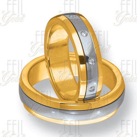 WTAu-121 Többszínű arany karikagyűrű