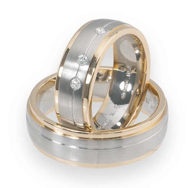 WTAu-143 - Többszínű arany karikagyűrű