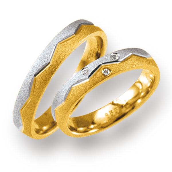 Többszínű arany karikagyűrű KGY-460