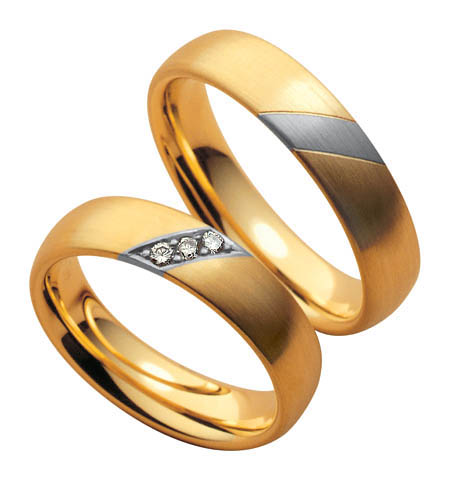 Többszínű arany karikagyűrű KGY-501