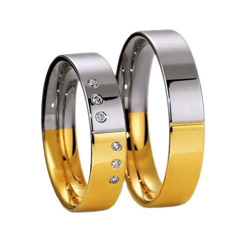 WTAu-30 - Többszínű arany karikagyűrű