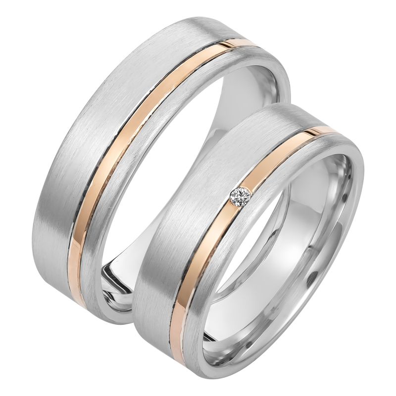 WTAu-355 - Többszínű arany karikagyűrű
