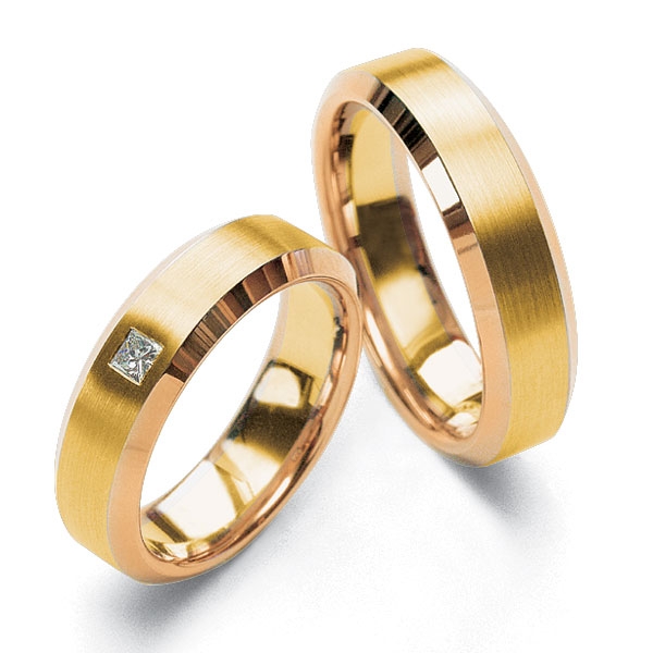 WTAu-3 - Többszínű arany karikagyűrű