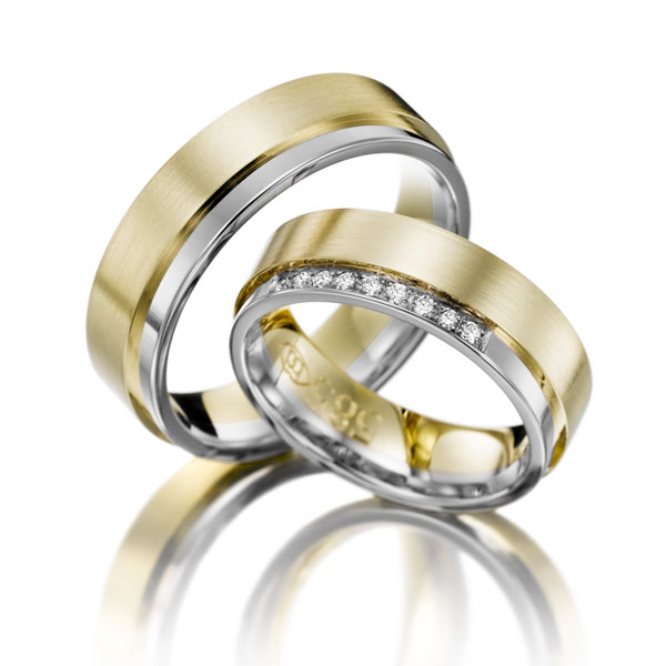 WTAu-444 - Többszínű arany karikagyűrű
