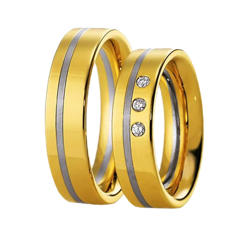 WTAu-48 - Többszínű arany karikagyűrű