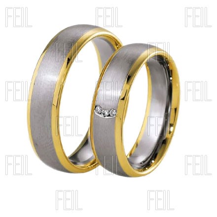 WTAu-538 - Többszínű arany karikagyűrű