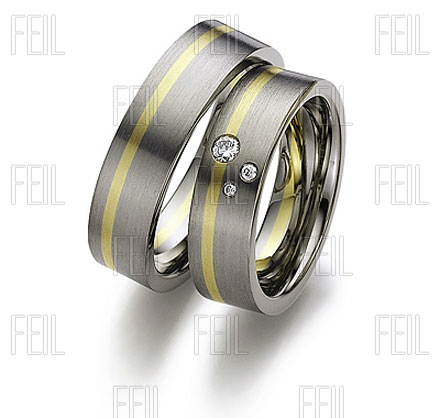 WTAu-544 - Többszínű arany karikagyűrű