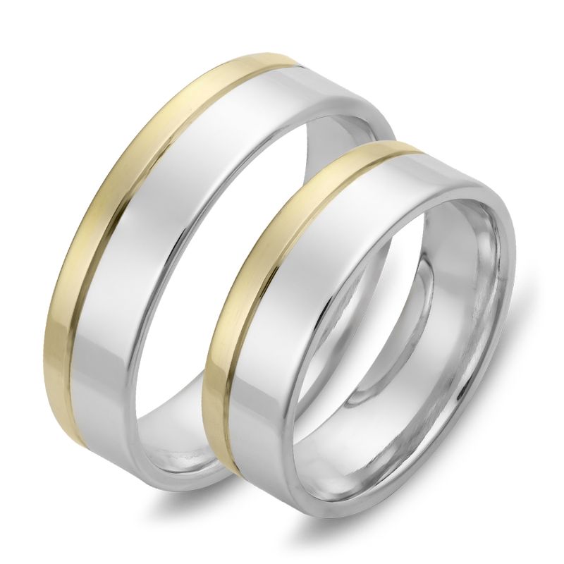 WTAu-55 - Többszínű arany karikagyűrű