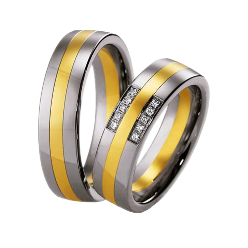 WTAu-69 - Többszínű arany karikagyűrű